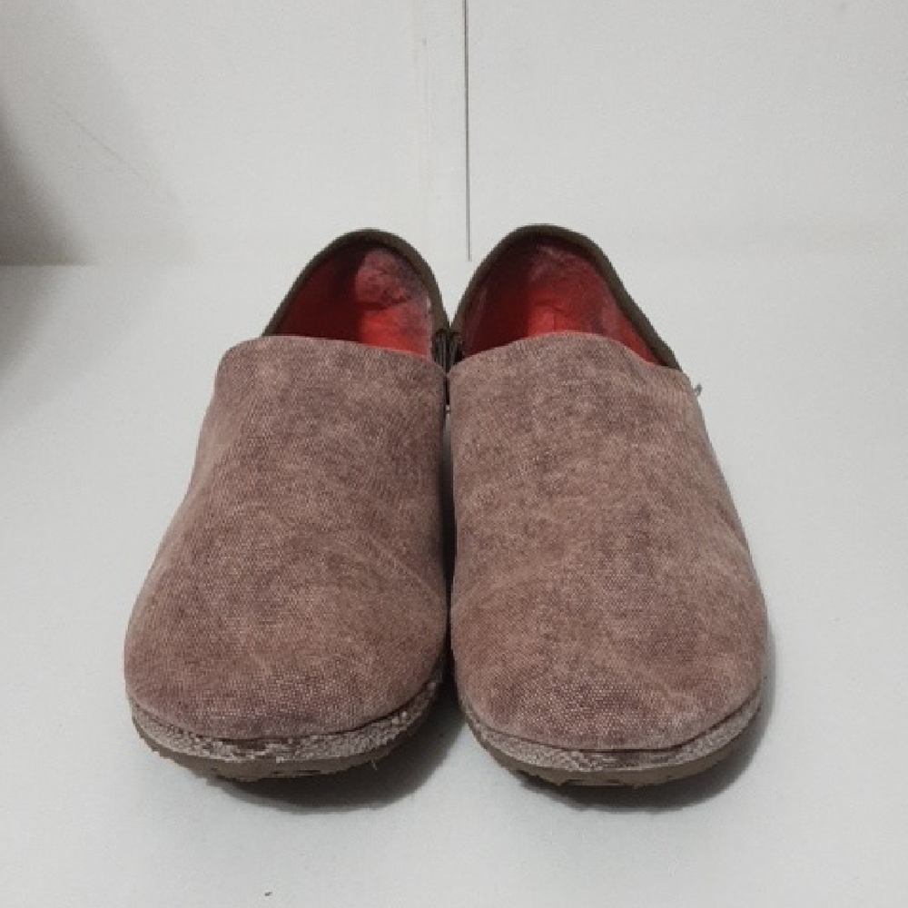 MERRELL‎ OLEANDER Brown Mauve  Canvas Slip-On Loafers